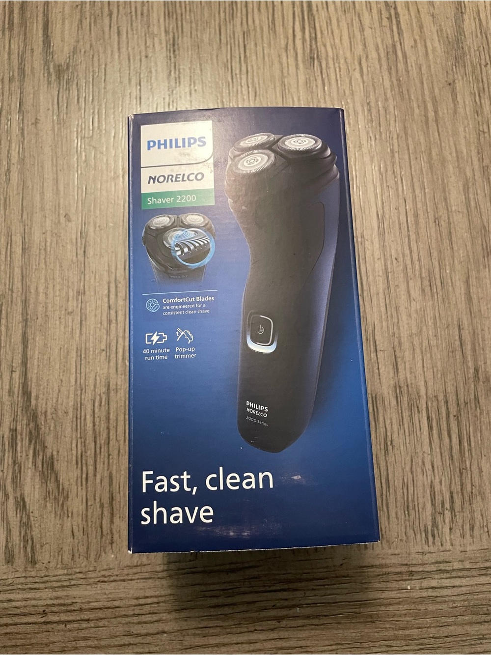 Philips Norelco 2400 Wet & Dry Electric Shaver, new in box, retails for $50.